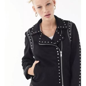 Urban Outfitters Black Studded Jacket